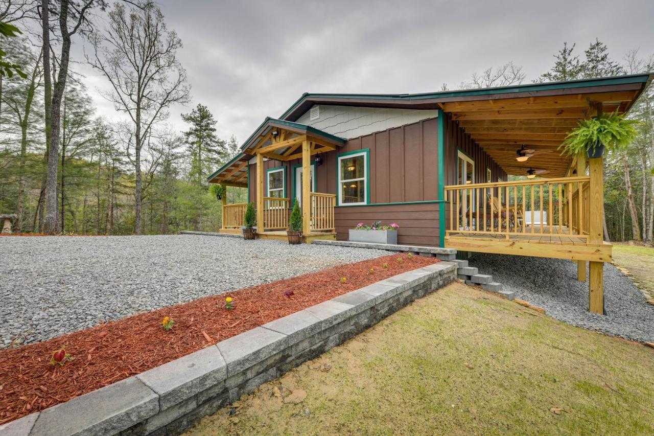 Scenic Murphy Cabin With Hot Tub, Fire Pit And Views Exterior photo