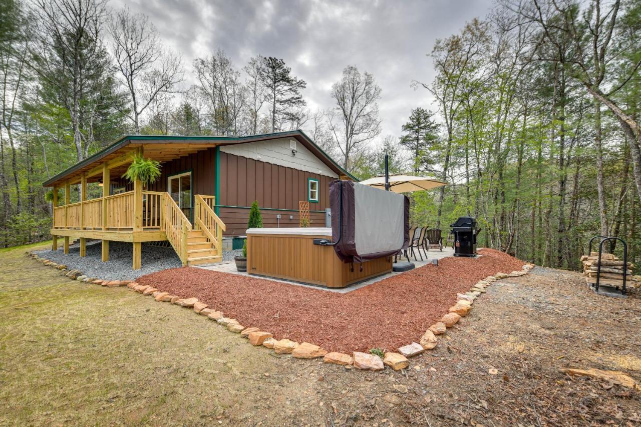 Scenic Murphy Cabin With Hot Tub, Fire Pit And Views Exterior photo